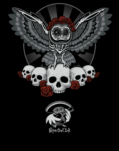 artwork front and back detail