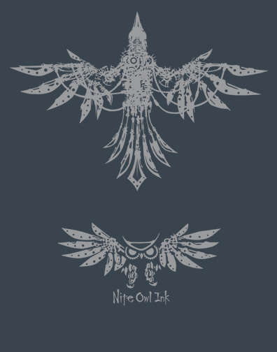 artwork front and back detail